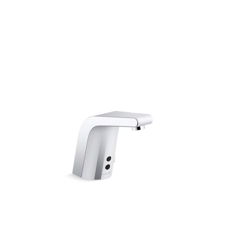 Kohler Sculpted Touchless Single-Hole Lavatory Faucet With Insight Sensor And Temperature Mixer 13460-SATA-CP